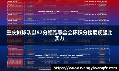 重庆排球队以87分领跑联合会杯积分榜展现强劲实力